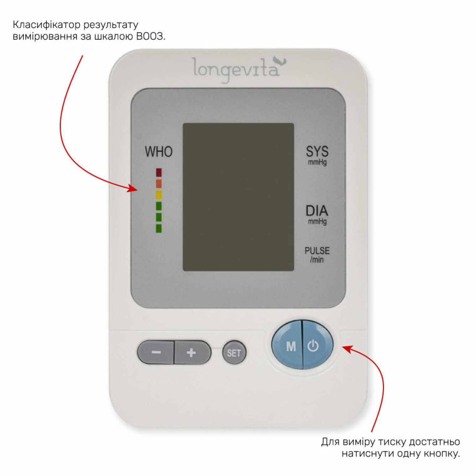 Особенности тонометра Longevita BP-1304