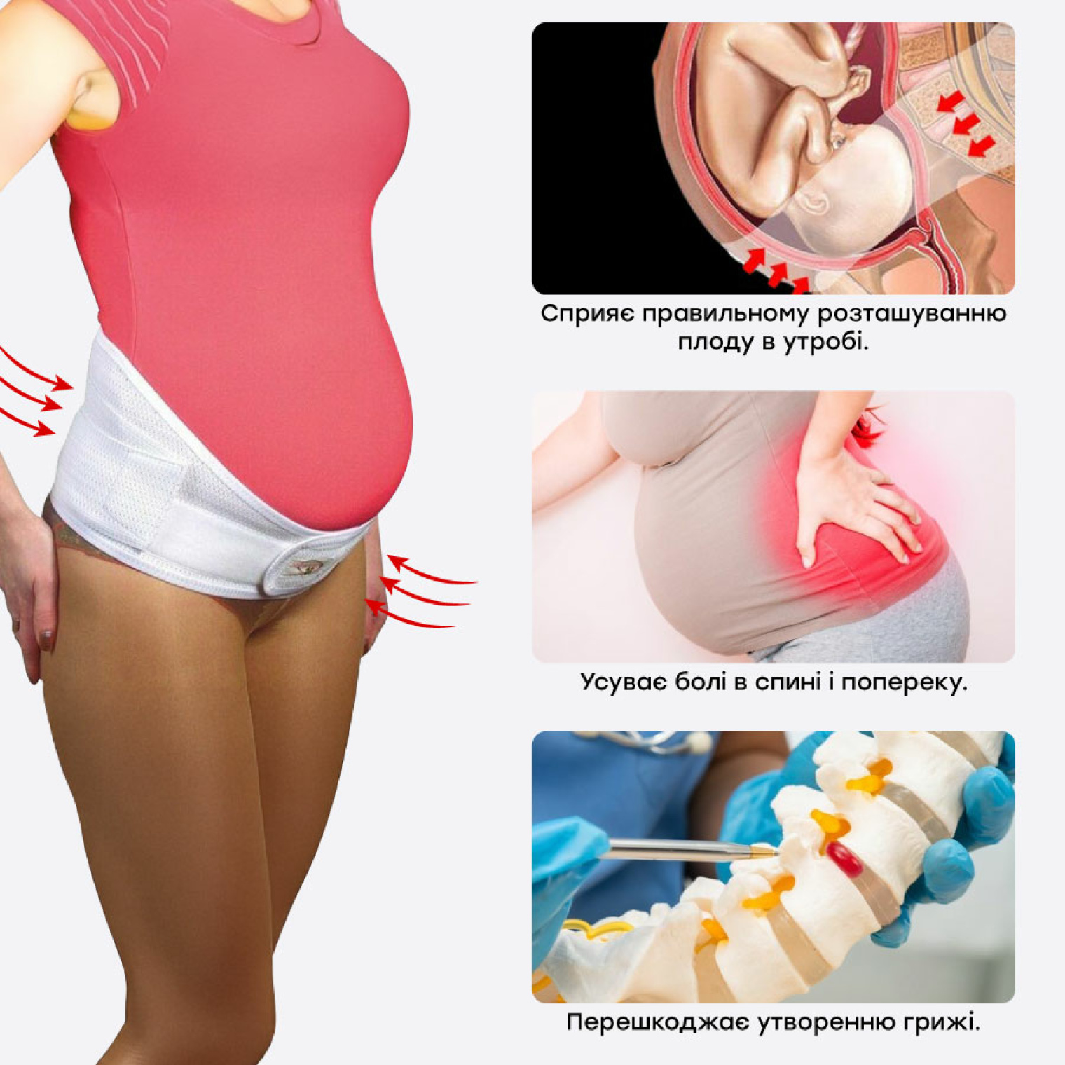 Показання бандажа