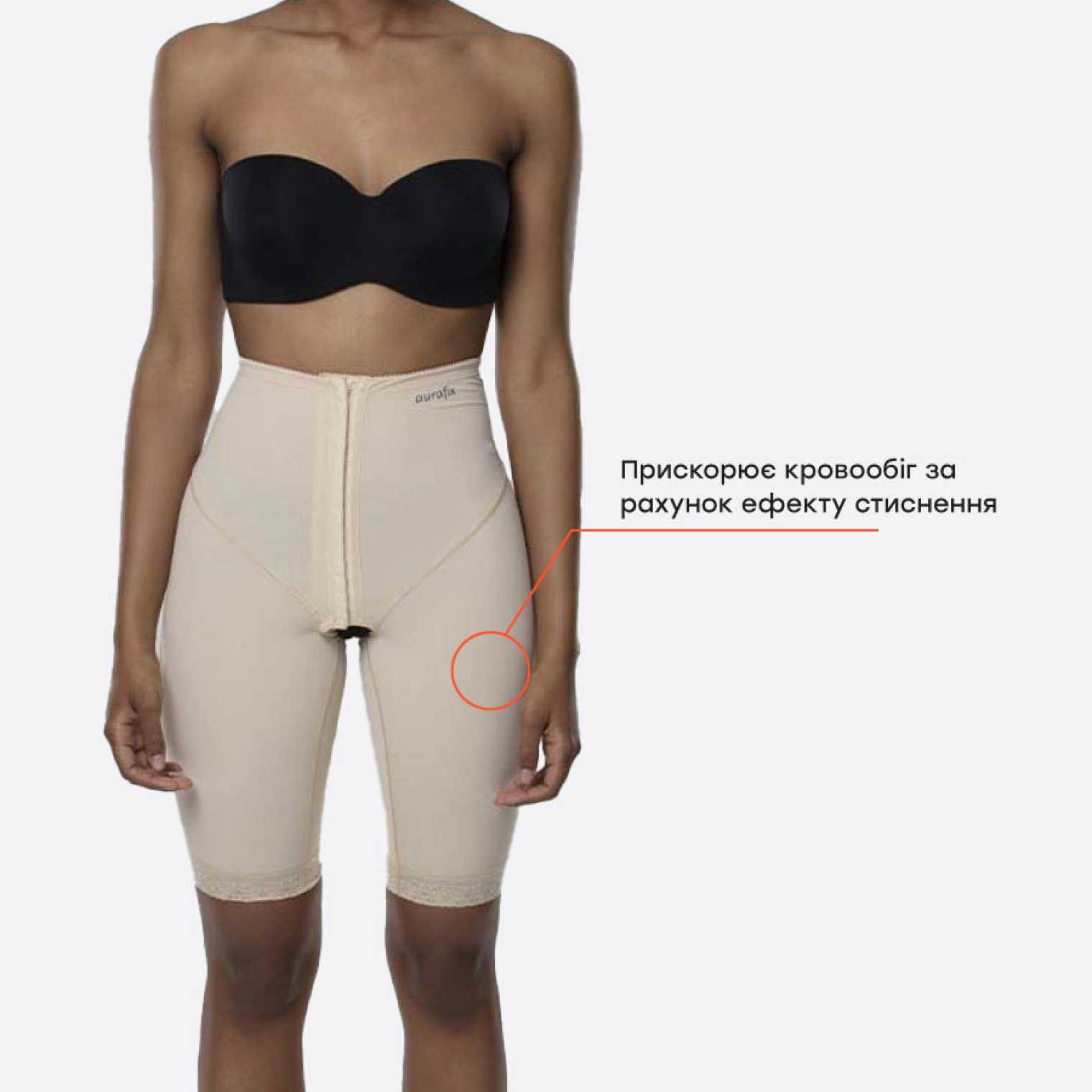 Компресійна білизна після ліпосакції стегон LC-1505