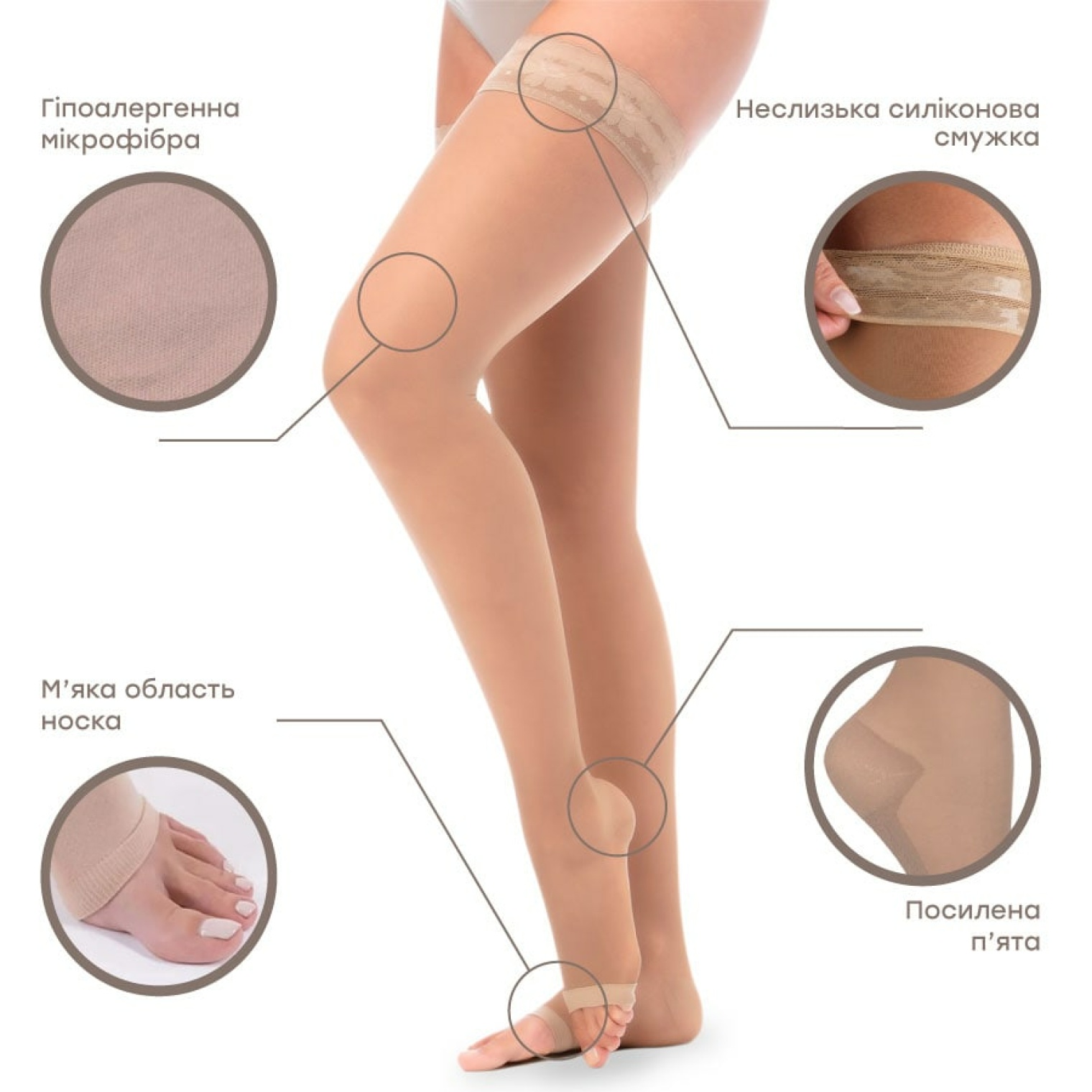 Переваги панчох Venoflex Secret