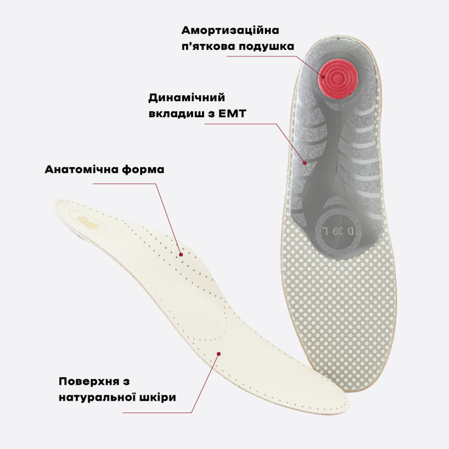 <span data-mce-style="color: rgb(0, 0, 0);" style="color: rgb(0, 0, 0);">Особливості устілок Анатомічні BERGAL Evolution Protection</span>