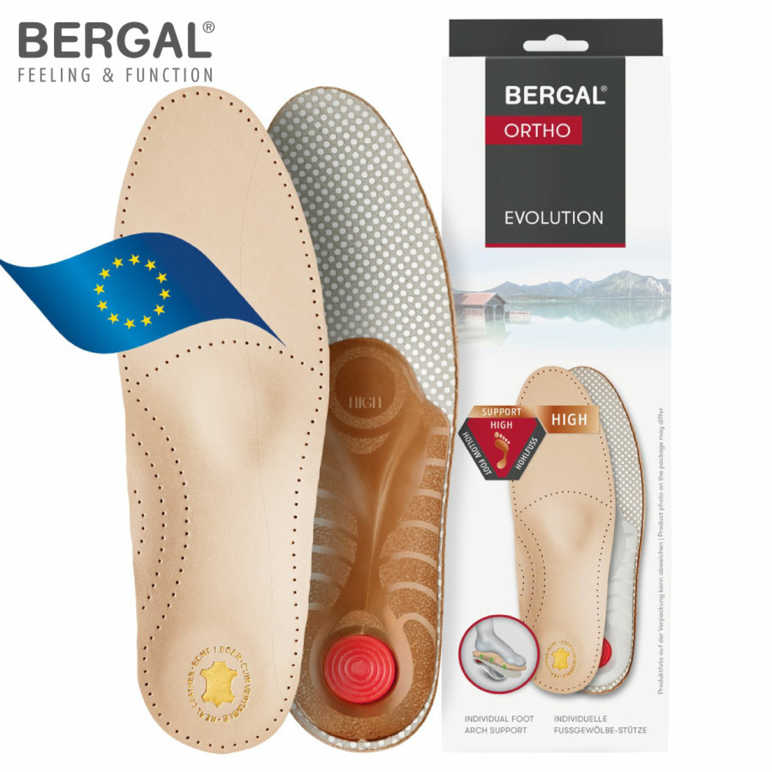 Стельки анатомические BERGAL Evolution Support (мужские)