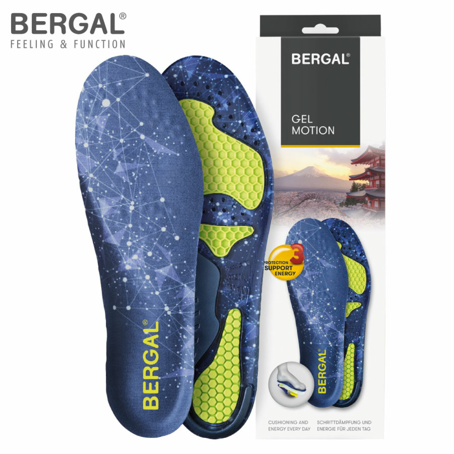 Устілки Анатомічні BERGAL Gel Motion