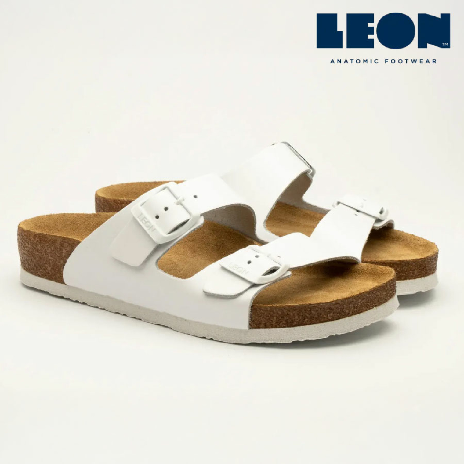 Шльопанці жіночі Leon 4010 (білі)