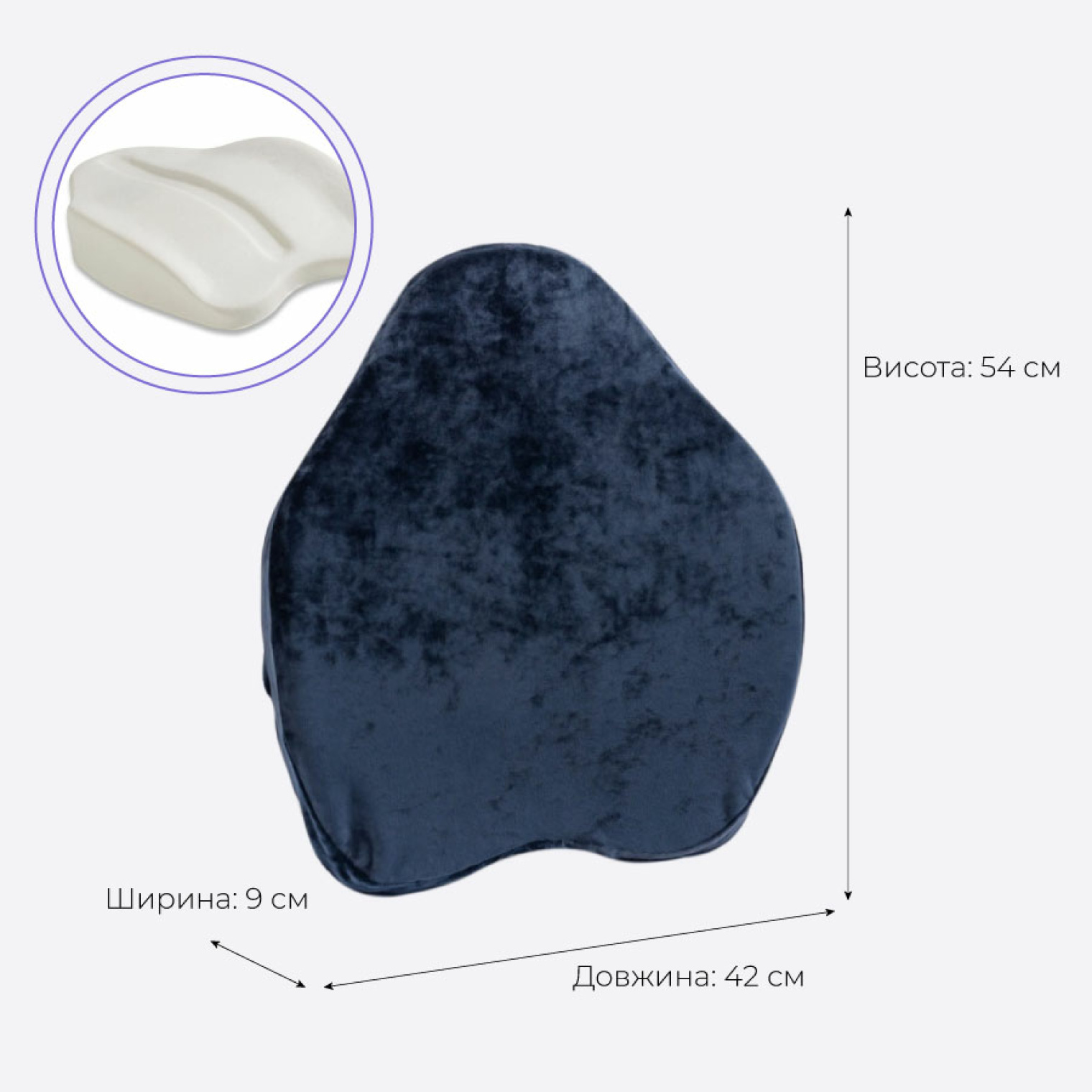 Особливості подушки: