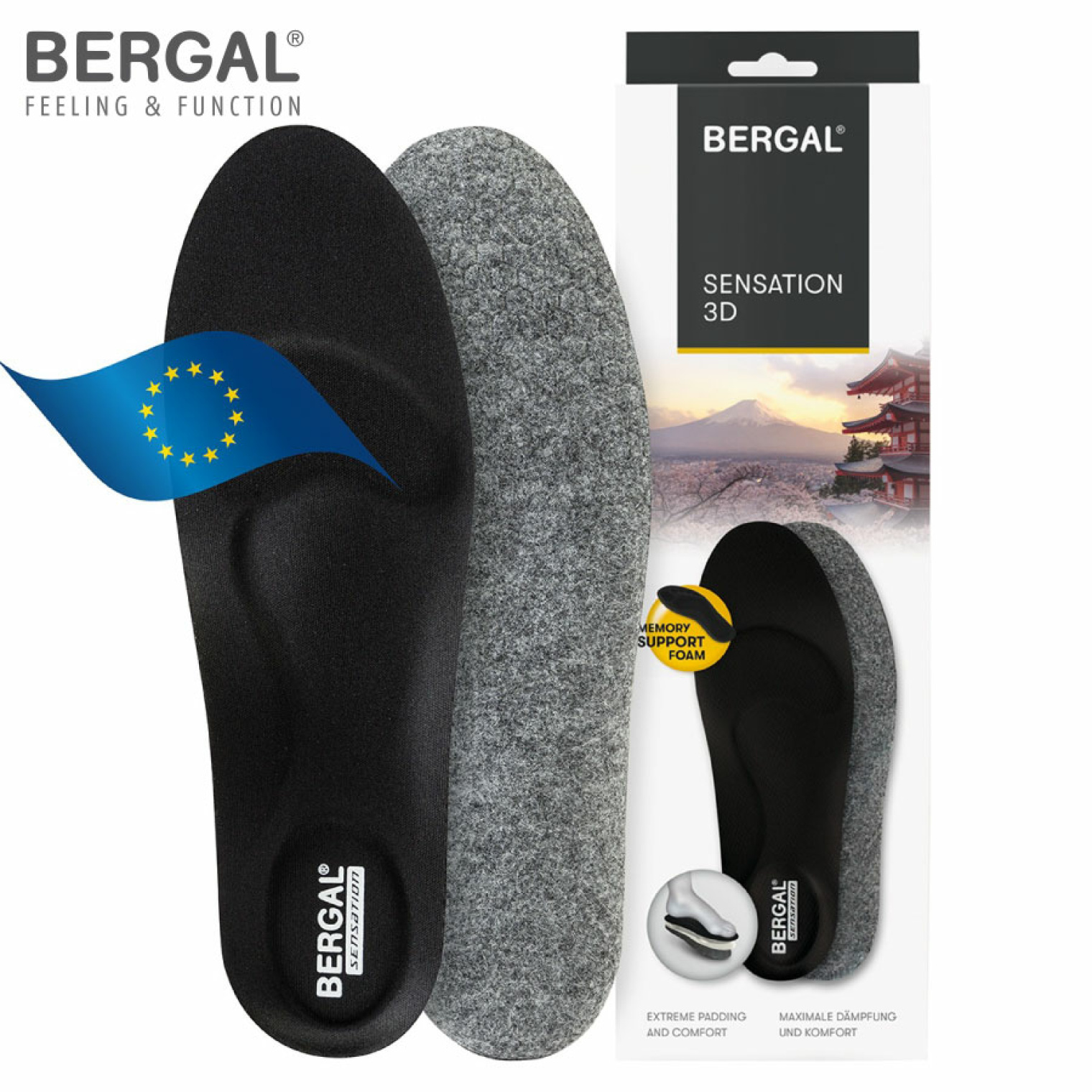 <span data-mce-style="color: rgb(0, 0, 0);" style="color: rgb(0, 0, 0);">Стельки анатомические BERGAL Sensation 3D</span>