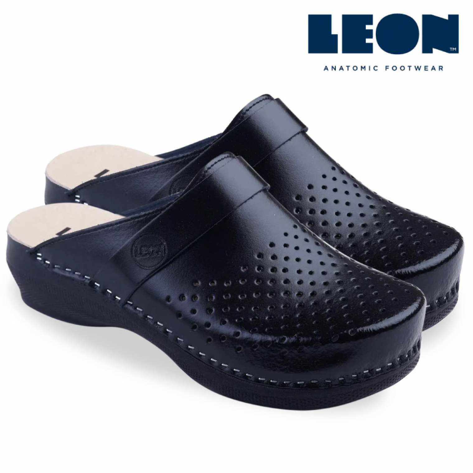 Сабо жіночі Leon PU102 чорні