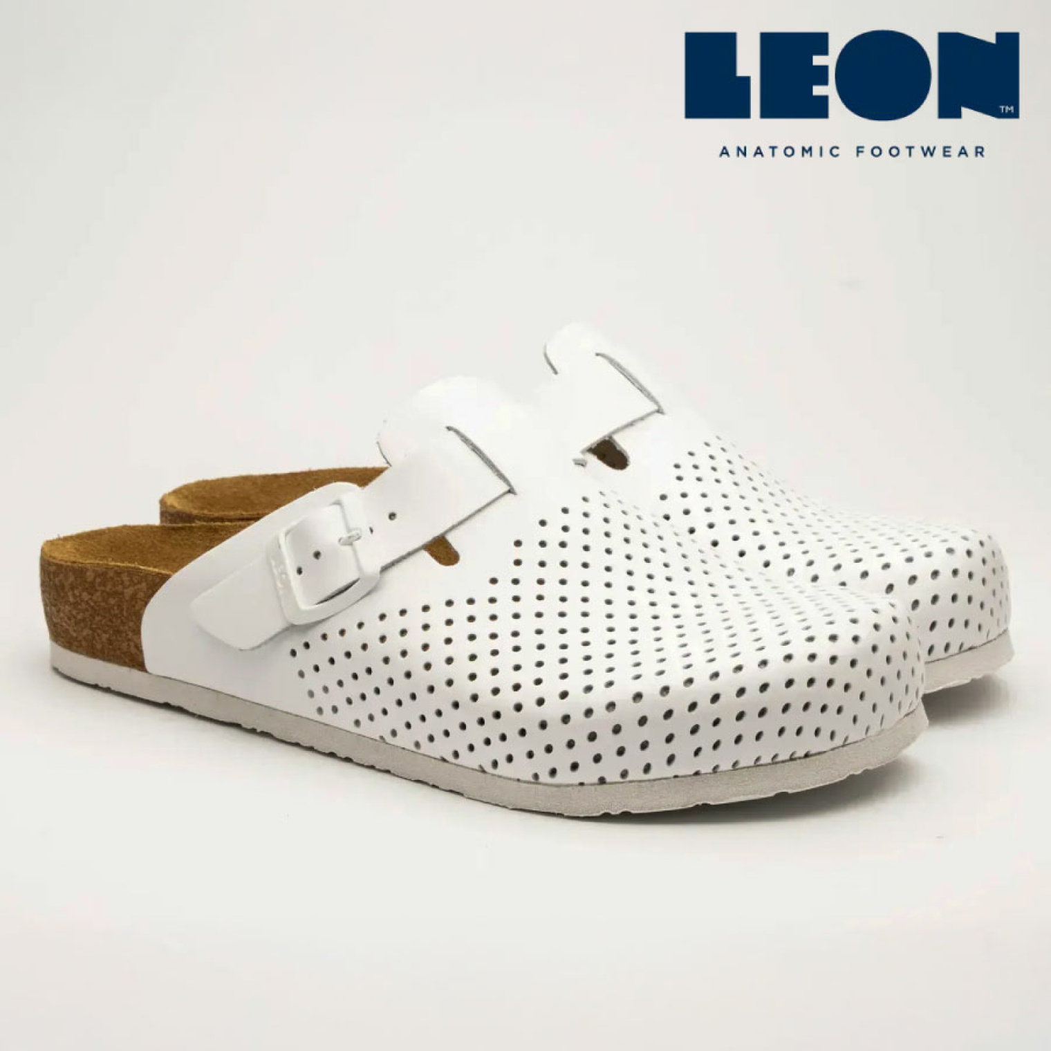 Сабо чоловічі Leon 4700 (білі)