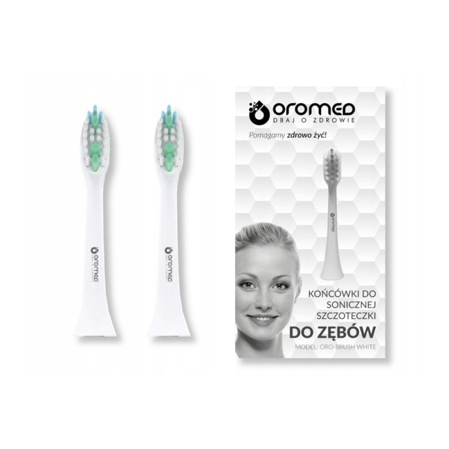 Змінні щітки для OROMED ORO-BRUSH WHITE