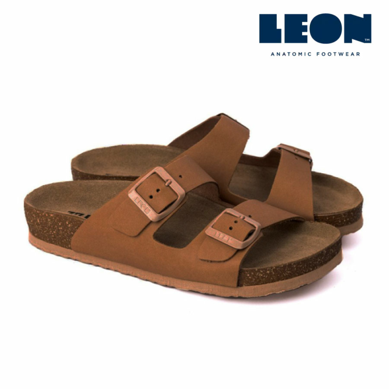 Шльопанці жіночі Leon 4010 (коричневі)