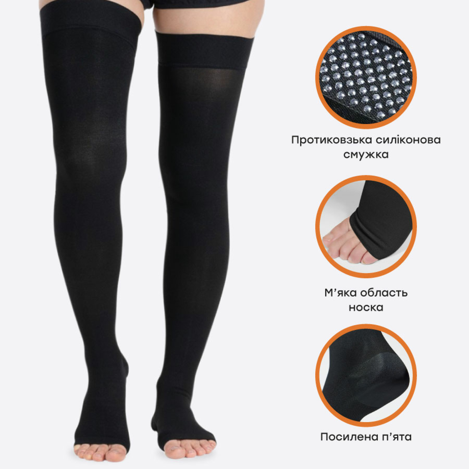 Переваги панчох Ortomedica