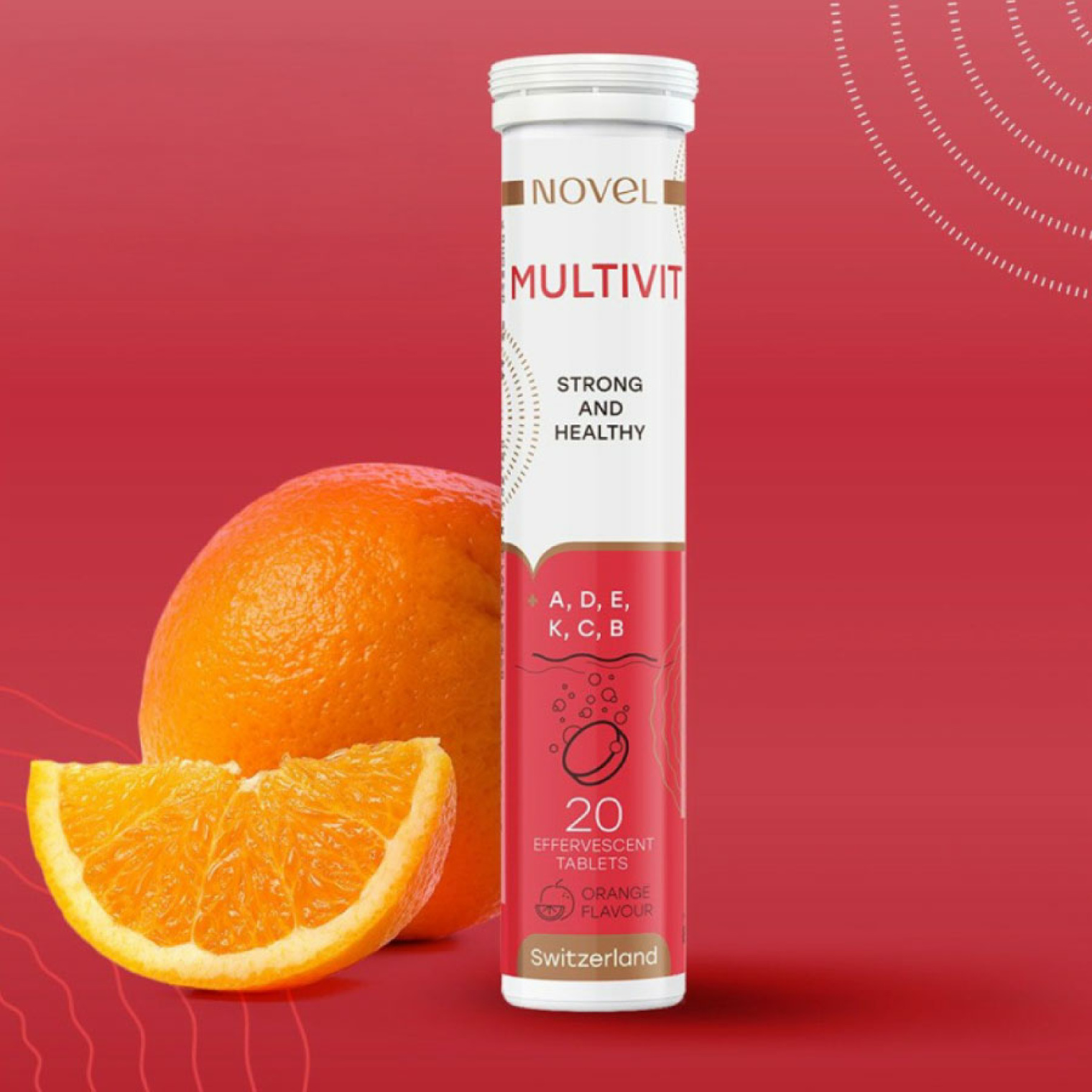 <strong><span data-mce-style="color: rgb(186, 55, 42);" style="color: rgb(186, 55, 42);">Вітаміни шипучі NOVEL Multivit</span></strong>