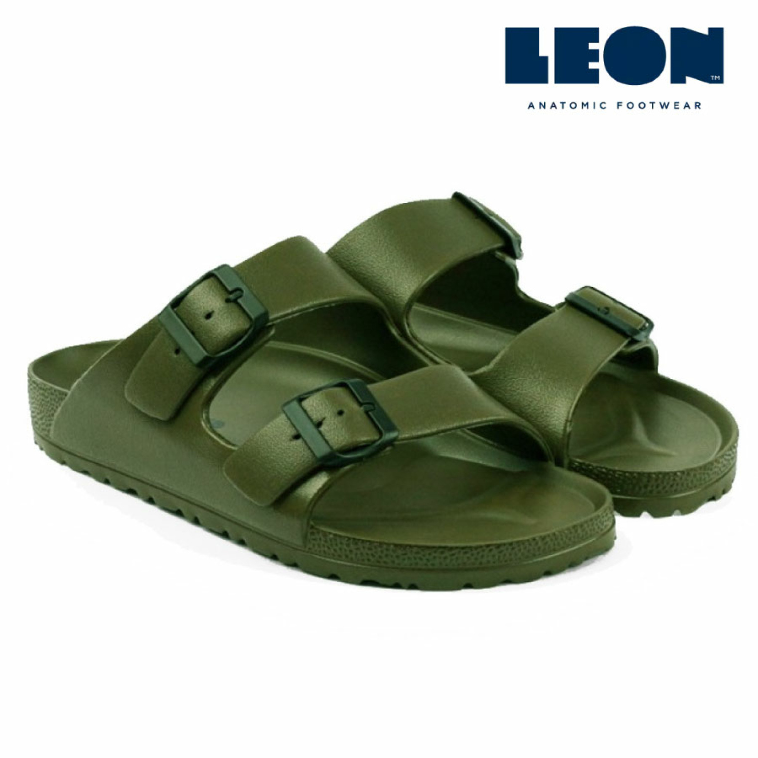 Шльопанці чоловічі Leon CLOUD 04 (хакі)