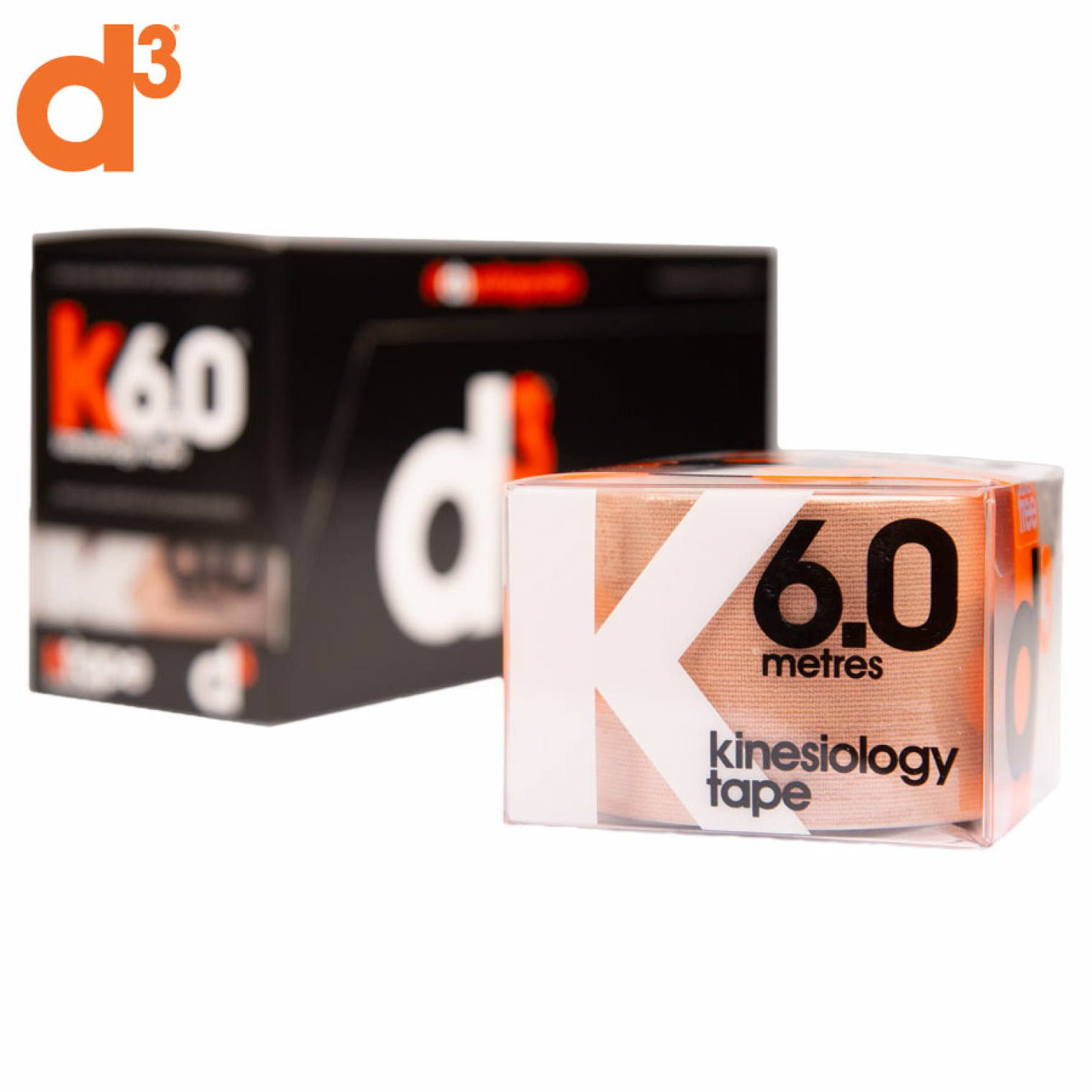 Кінезіо тейп D3 K6.0 (50 мм * 6 м)