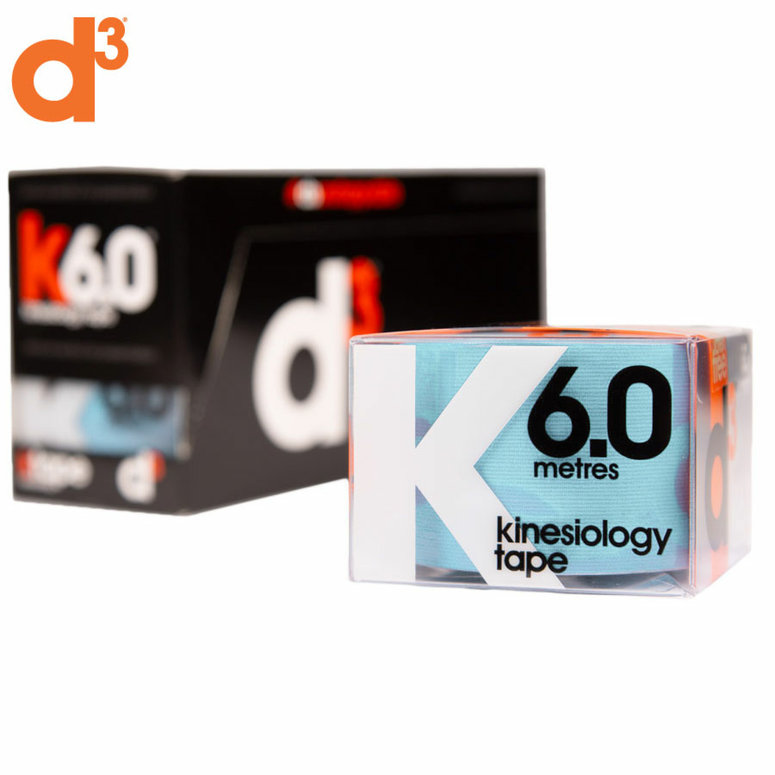 Кінезіо тейп D3 K6.0 (50 мм * 6 м)