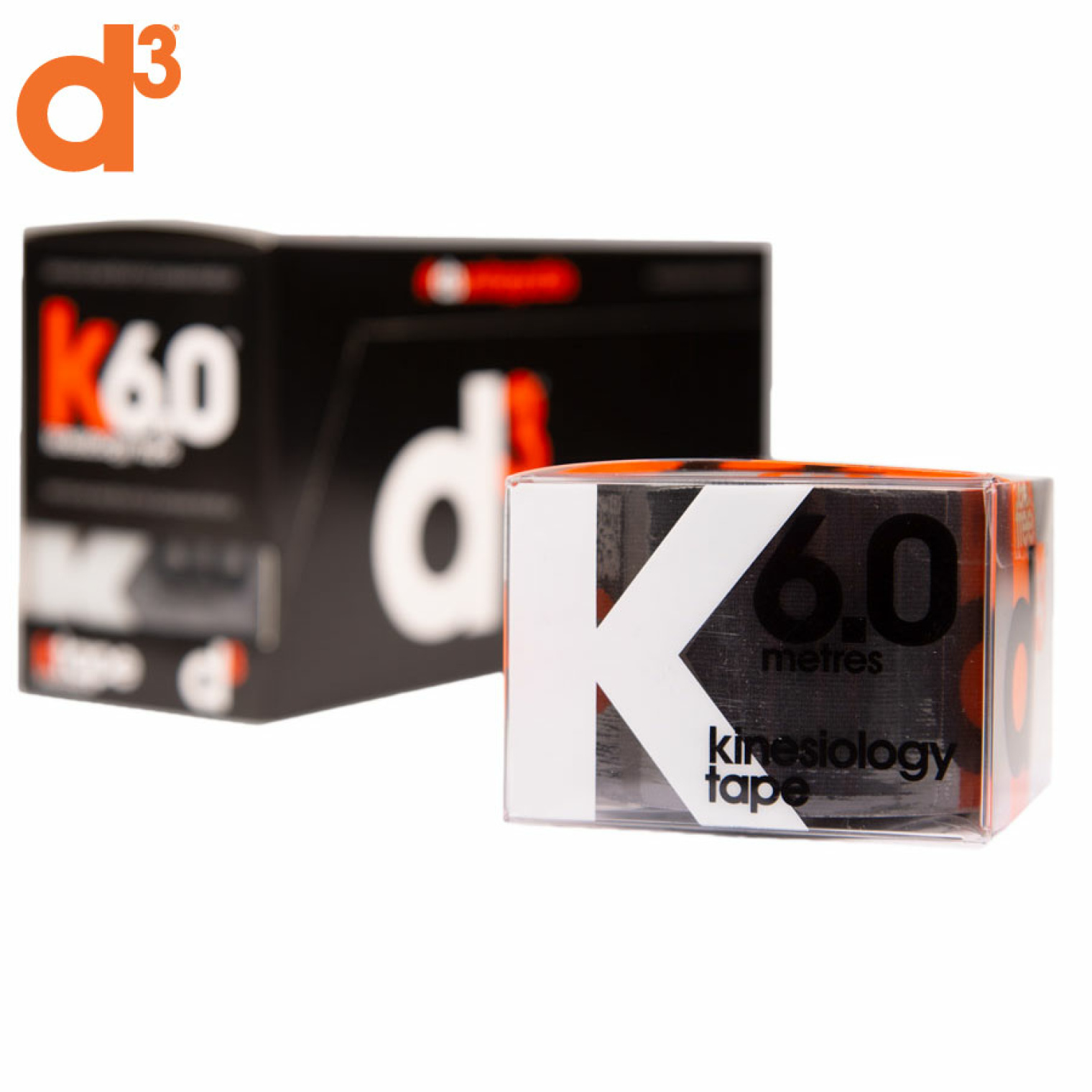 Кінезіо тейп D3 K6.0 (50 мм * 6 м)