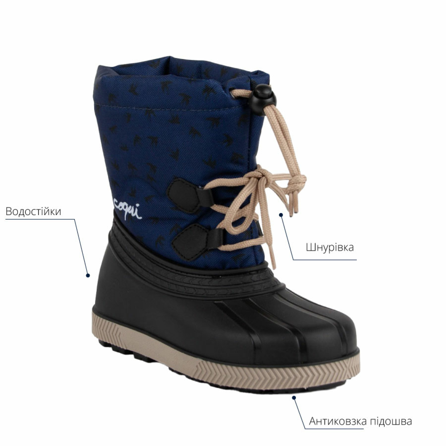 <span data-mce-style="color: rgb(0, 0, 0);" style="color: rgb(0, 0, 0);">Особливості чобот COQUI BERGY</span>