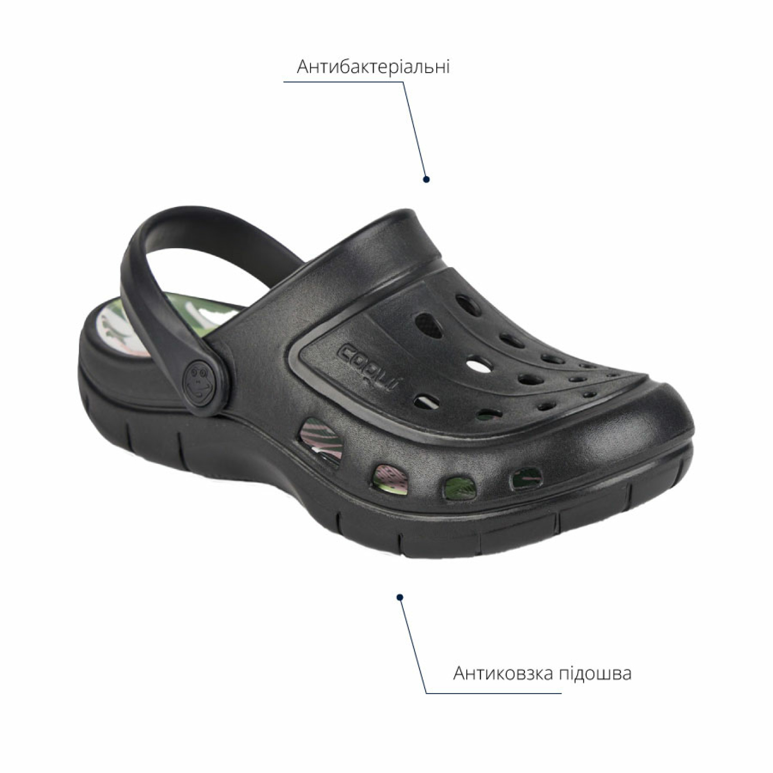 <span data-mce-style="color: rgb(0, 0, 0);" style="color: rgb(0, 0, 0);">Сабо COQUI женские JUMPER 6352 (черные)</span>