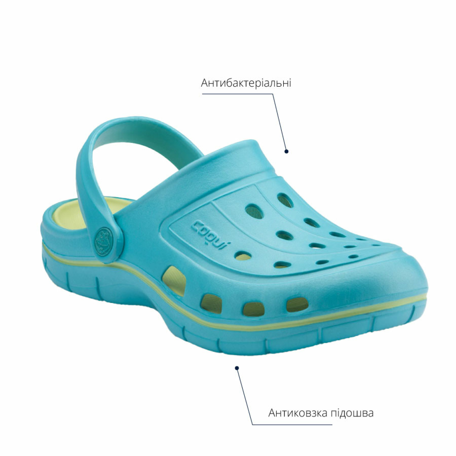 <span data-mce-style="color: rgb(0, 0, 0);" style="color: rgb(0, 0, 0);">Сабо COQUI женские JUMPER 6352 (бирюзовый)</span>