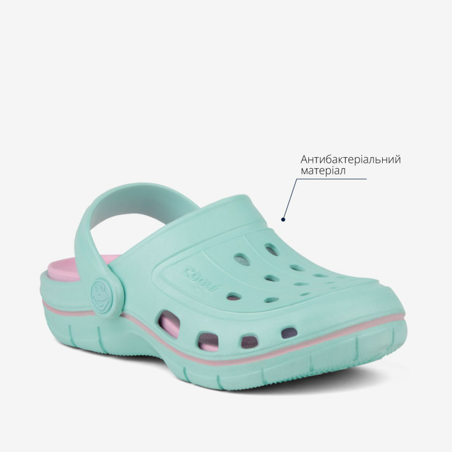 <span data-mce-style="color: rgb(0, 0, 0);" style="color: rgb(0, 0, 0);">Дитячі сабо COQUI JUMPER (6353 Mint)</span>