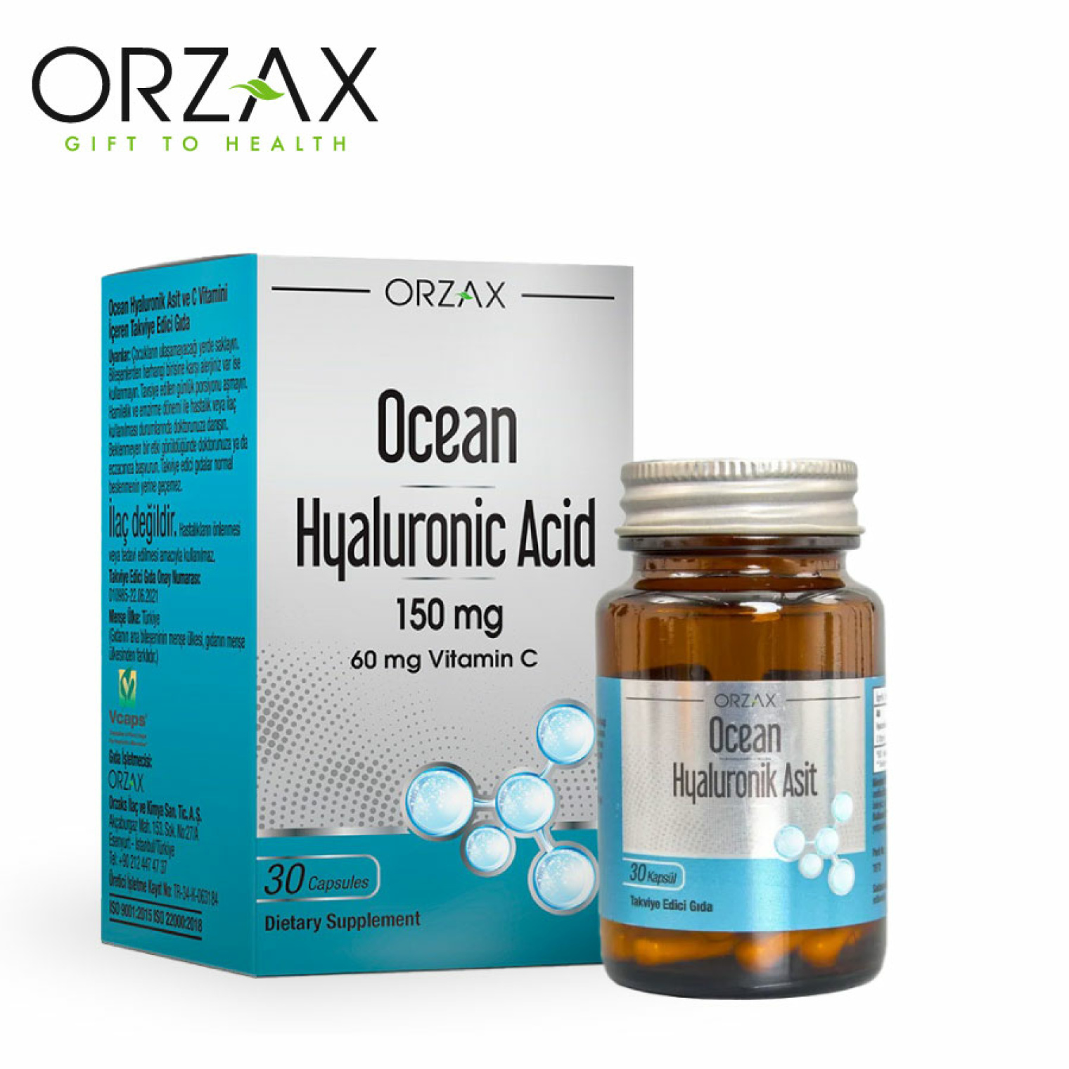 <span data-mce-style="color: rgb(0, 0, 0);" style="color: rgb(0, 0, 0);">Диєтична добавка ORZAX Ocean Гіалуронова кислота 150 мг (30 капсул)</span>