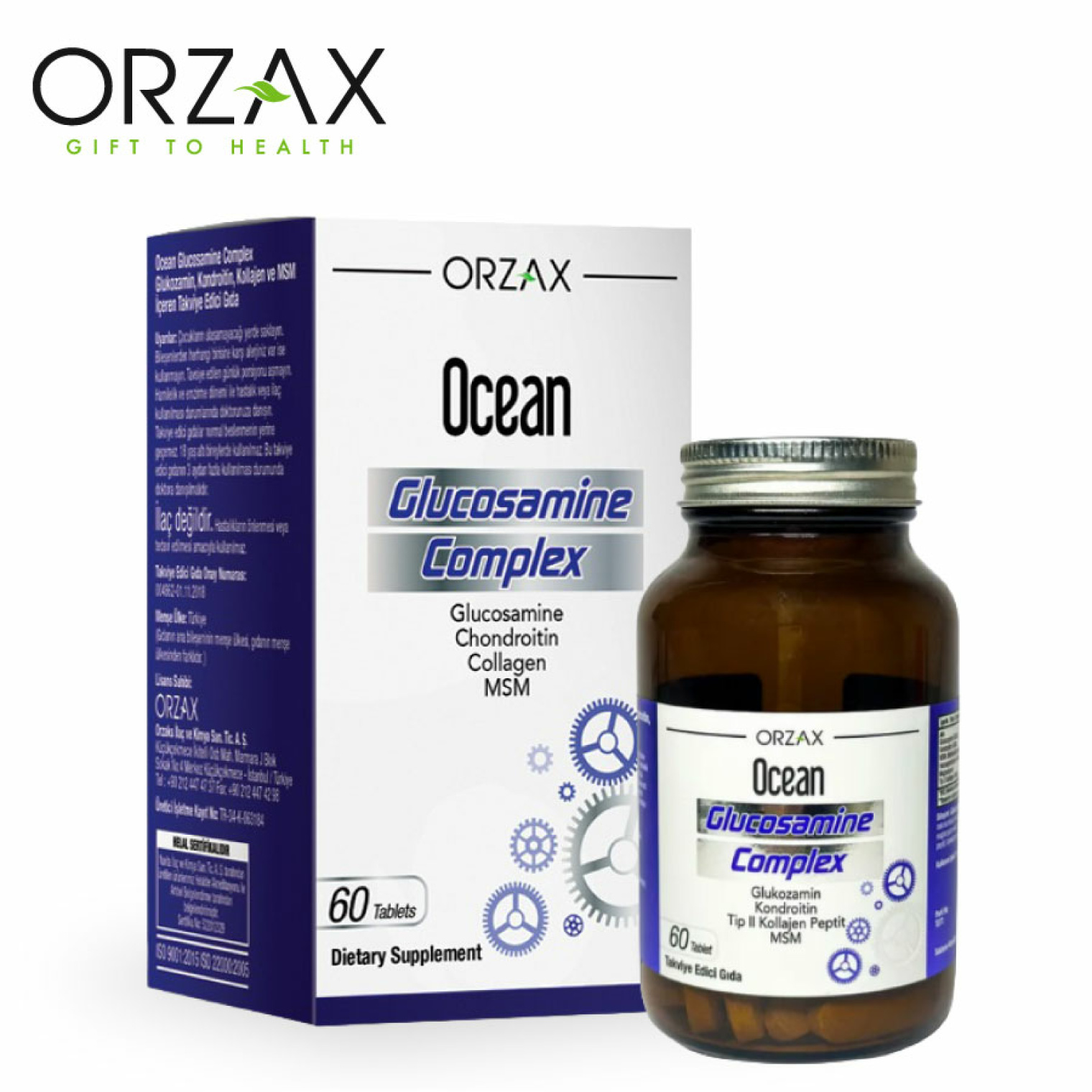 <span data-mce-style="color: rgb(0, 0, 0);" style="color: rgb(0, 0, 0);">Диєтична добавка ORZAX Ocean Глюкозамін комплекс (60 пігулок)</span>