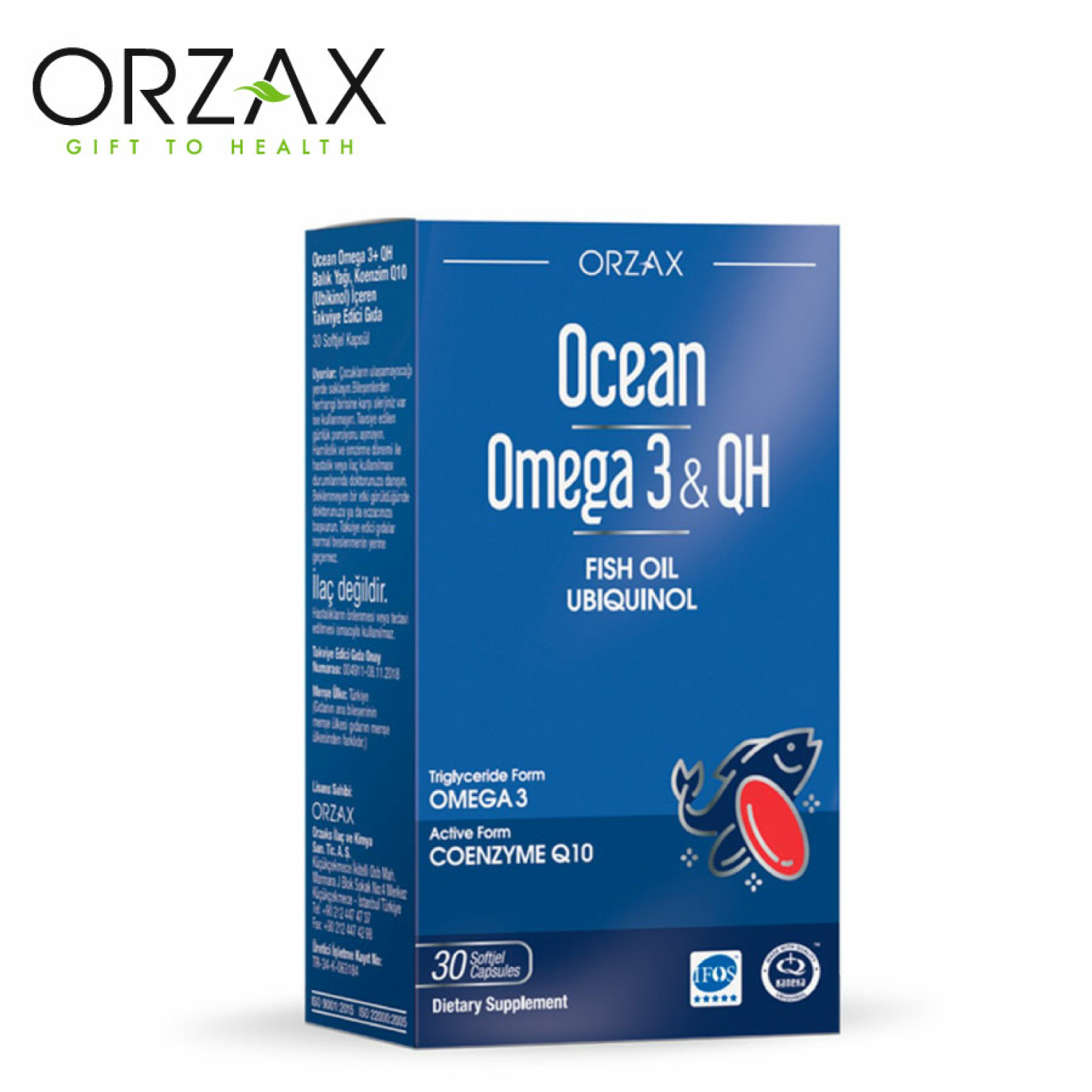 <span data-mce-style="color: rgb(0, 0, 0);" style="color: rgb(0, 0, 0);">Диєтична добавка ORZAX Омега-3 +QH м`які капсули (30 капсул)</span>