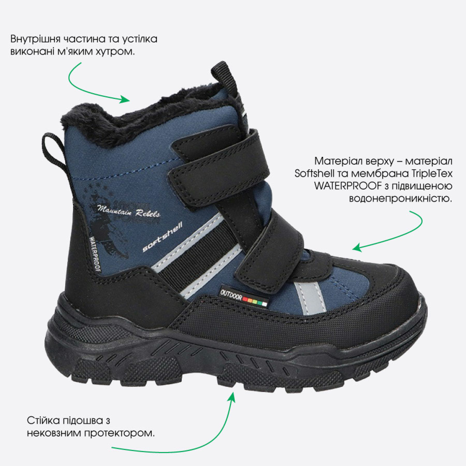 <span style="color: rgb(0, 0, 0);" data-mce-style="color: rgb(0, 0, 0);">Особливості черевик</span>