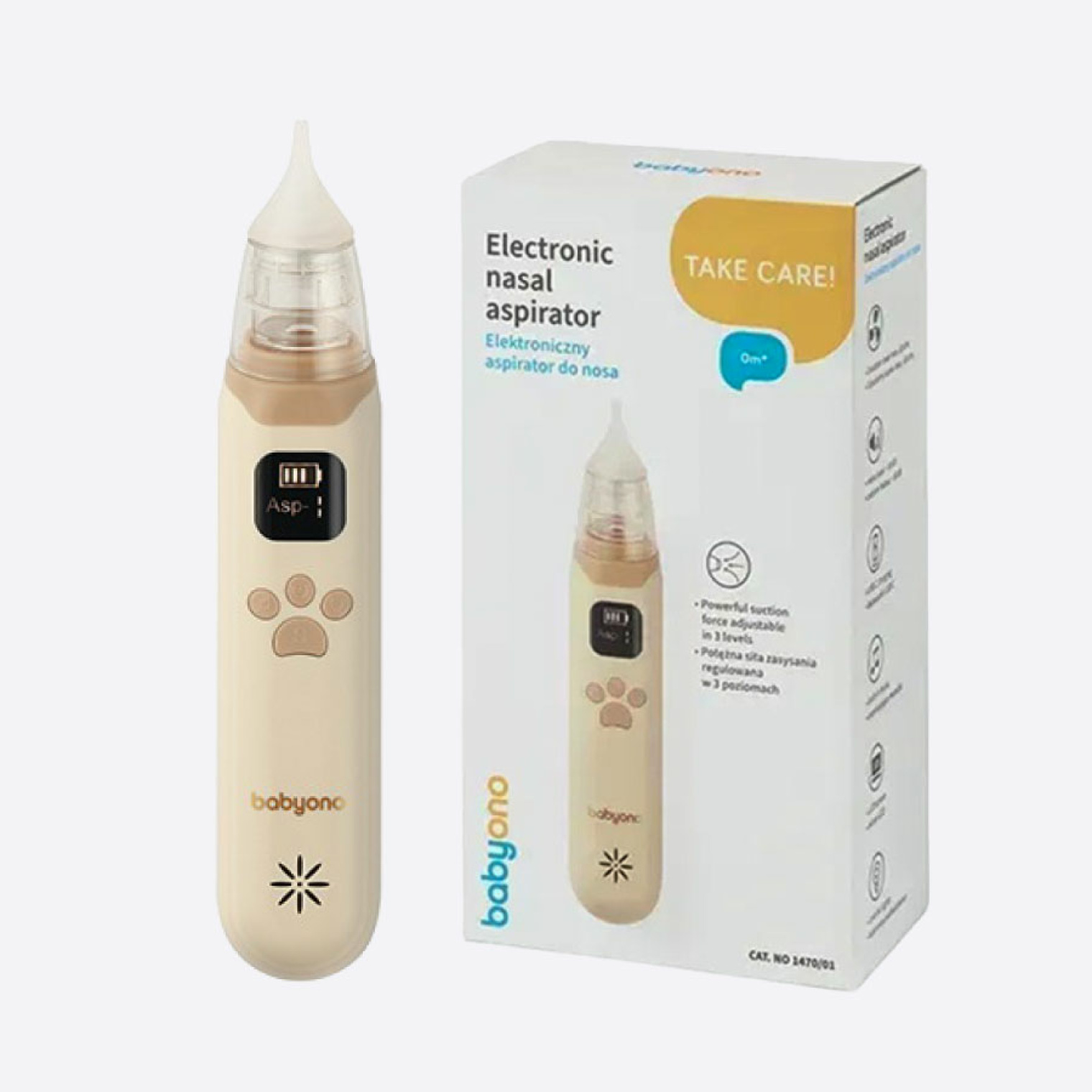 <span data-mce-style="color: rgb(0, 0, 0);" style="color: rgb(0, 0, 0);">Аспіратор для носа електронний з LCD екраном та мелодіями Babyono&nbsp;</span>