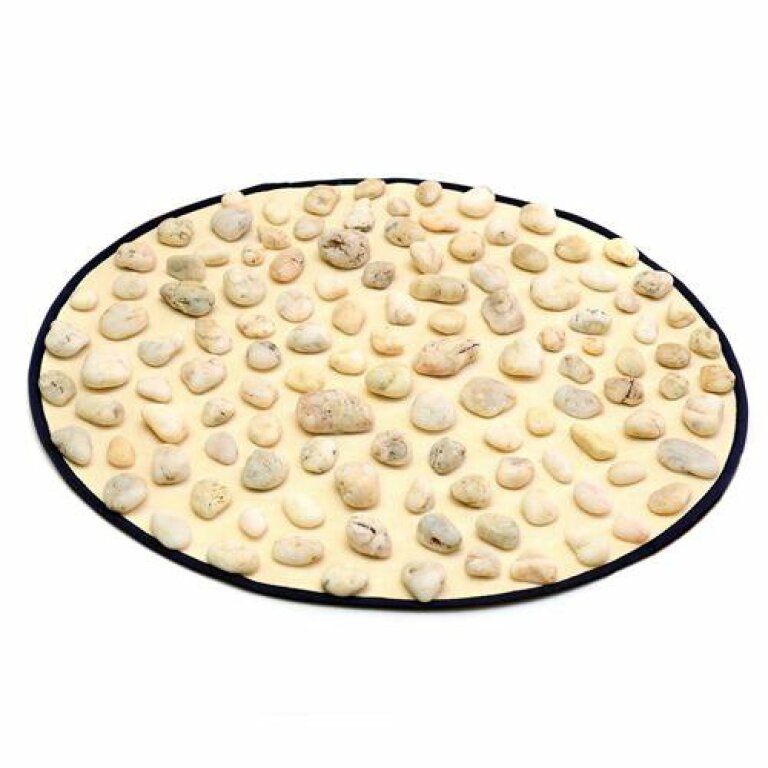 Массажный коврик «Натуральная галька» диаметром 44 см