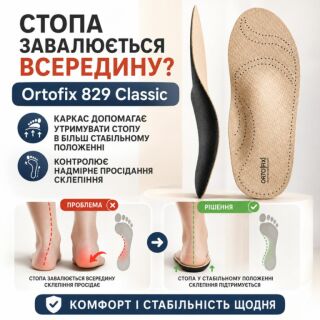 Ортопедические стельки Ortofix (Ортофикс) 829 Classic для повседневной обуви