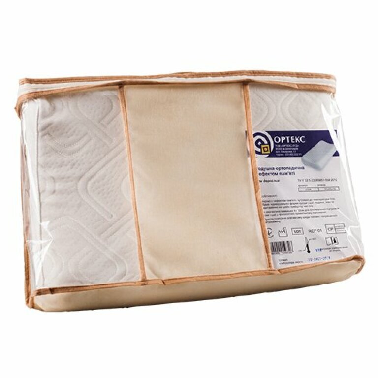 Подушка Анатомическая Ортекс с эффектом памяти J2504