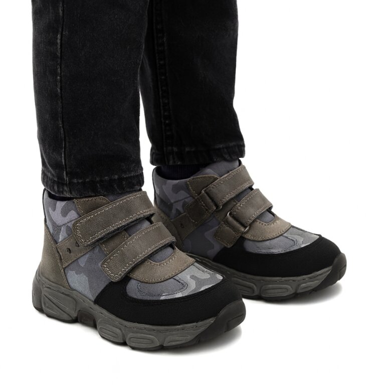 Детские Анатомические ботинки Ortomedica 812-03 профилактические серые