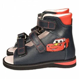 Лікувальні ортопедичні босоніжки Ortofoot 121 сині