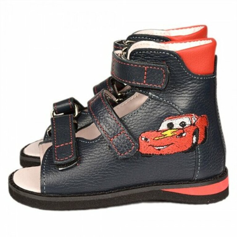 Лікувальні ортопедичні босоніжки Ortofoot 121 сині