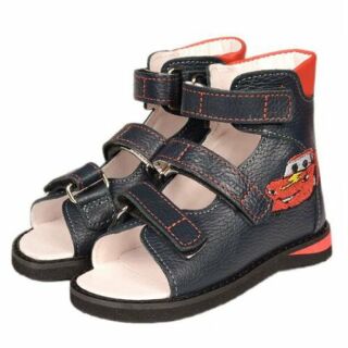 Лікувальні ортопедичні босоніжки Ortofoot 121 сині