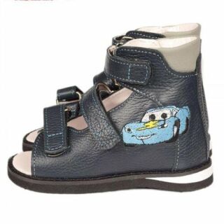 Лікувальні ортопедичні босоніжки Ortofoot 121 сині