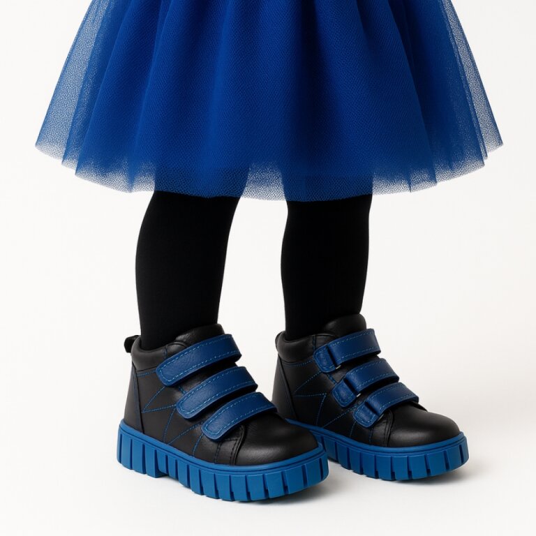 Дитячі Анатомічні черевики Ortomedica 250-06 профілактичні сині