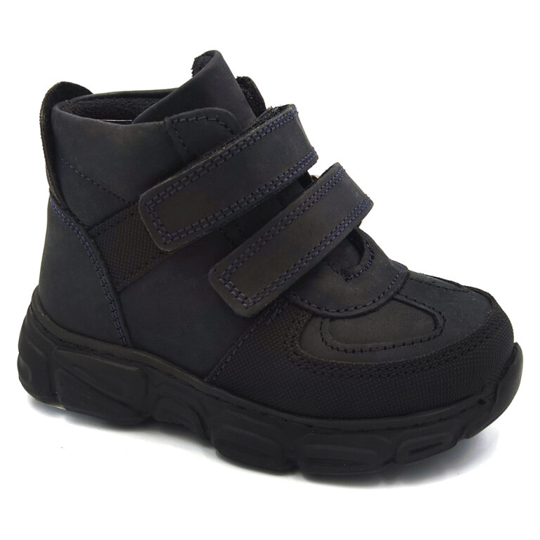 Детские Анатомические ботинки Ortomedica 813-02 профилактические черные