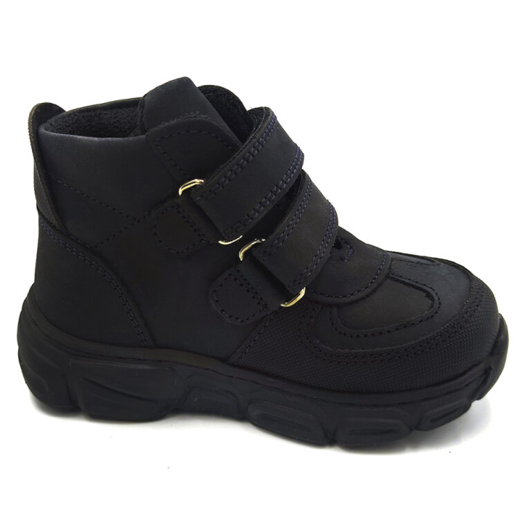 Детские Анатомические ботинки Ortomedica 813-02 профилактические черные