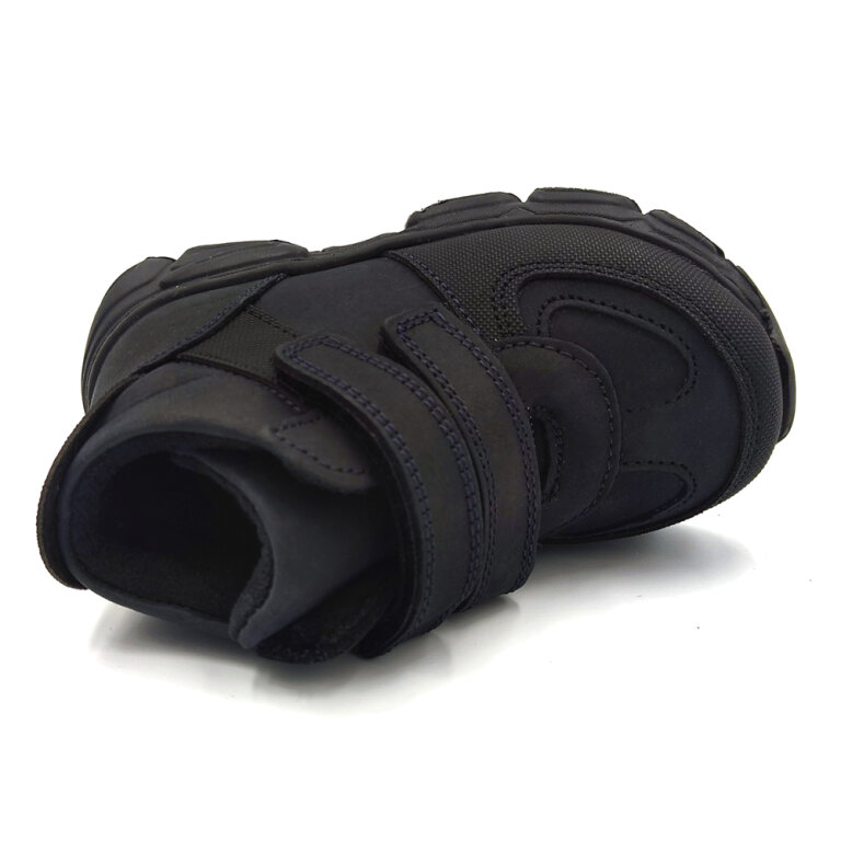 Детские Анатомические ботинки Ortomedica 813-02 профилактические черные