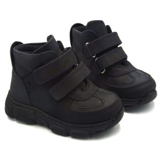 Детские Анатомические ботинки Ortomedica 813-02 профилактические черные