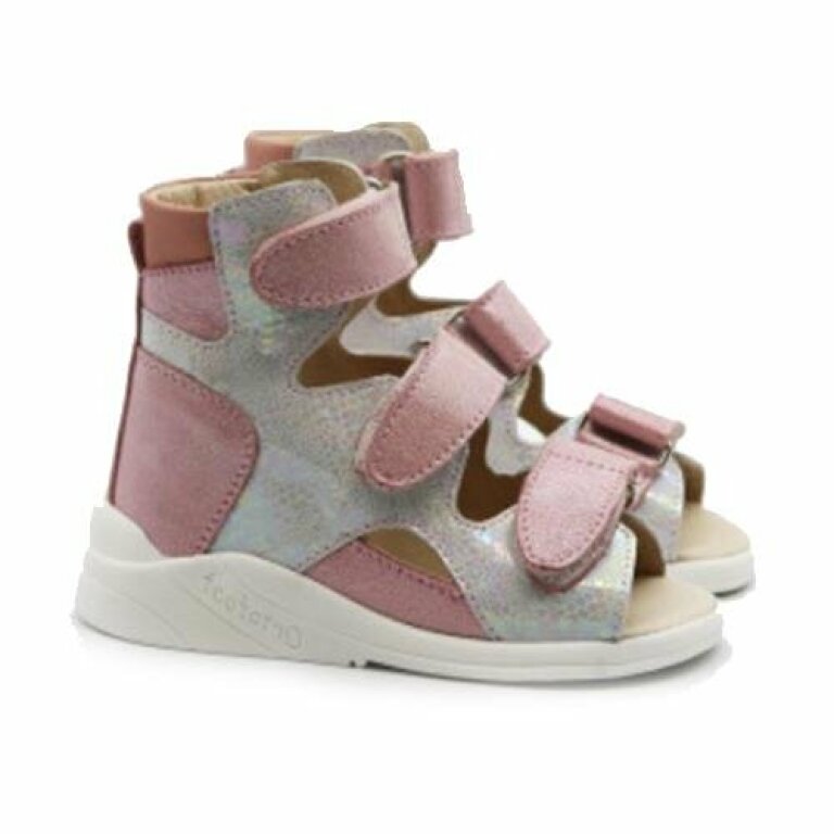 Лікувальні ортопедичні босоніжки Ortofoot 121 Active S Rose Silver