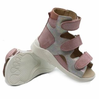 Лікувальні ортопедичні босоніжки Ortofoot 121 Active S Rose Silver