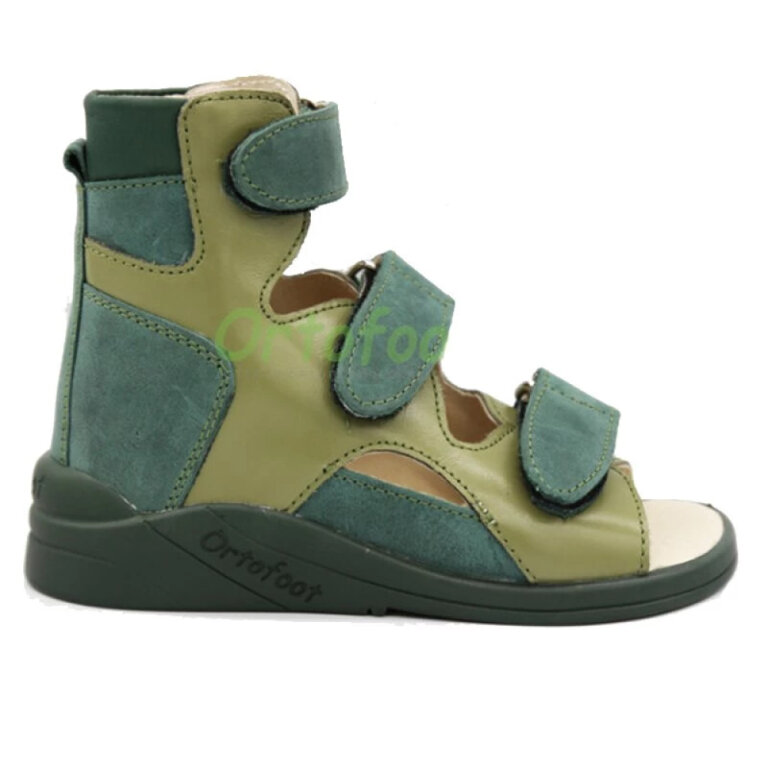 Лікувальні ортопедичні босоніжки Ortofoot 121 Active S Olive