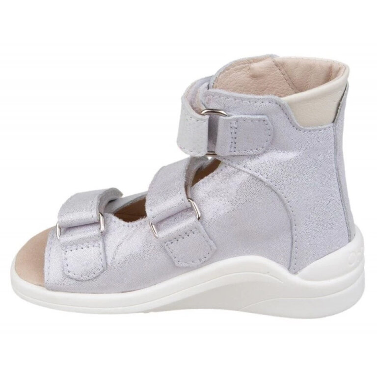 Лікувальні ортопедичні босоніжки Ortofoot 121 Active L сріблясті