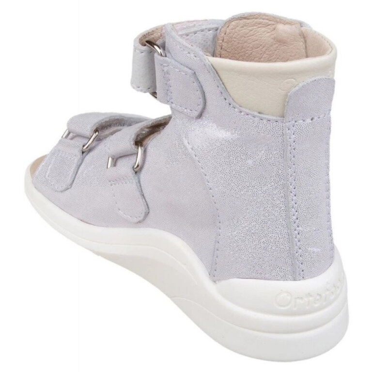 Лікувальні ортопедичні босоніжки Ortofoot 121 Active L сріблясті