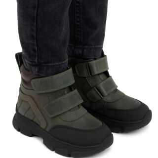 Дитячі Анатомічні черевики Ortomedica 364-07 профілактичні зелені