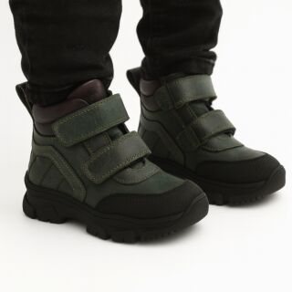 Дитячі Анатомічні черевики Ortomedica 364-07 профілактичні зелені