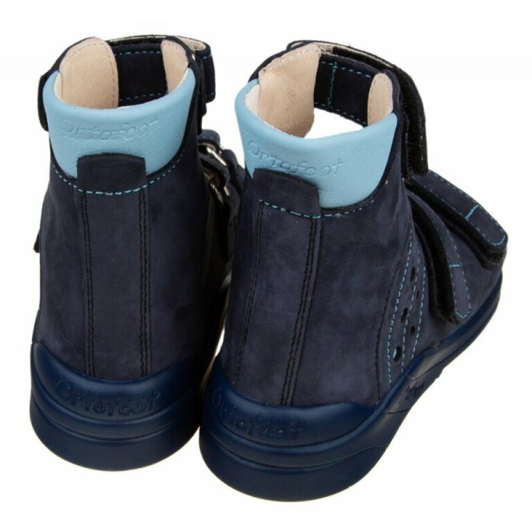 Лікувальні ортопедичні босоніжки Ortofoot 121 Active L синій нубук